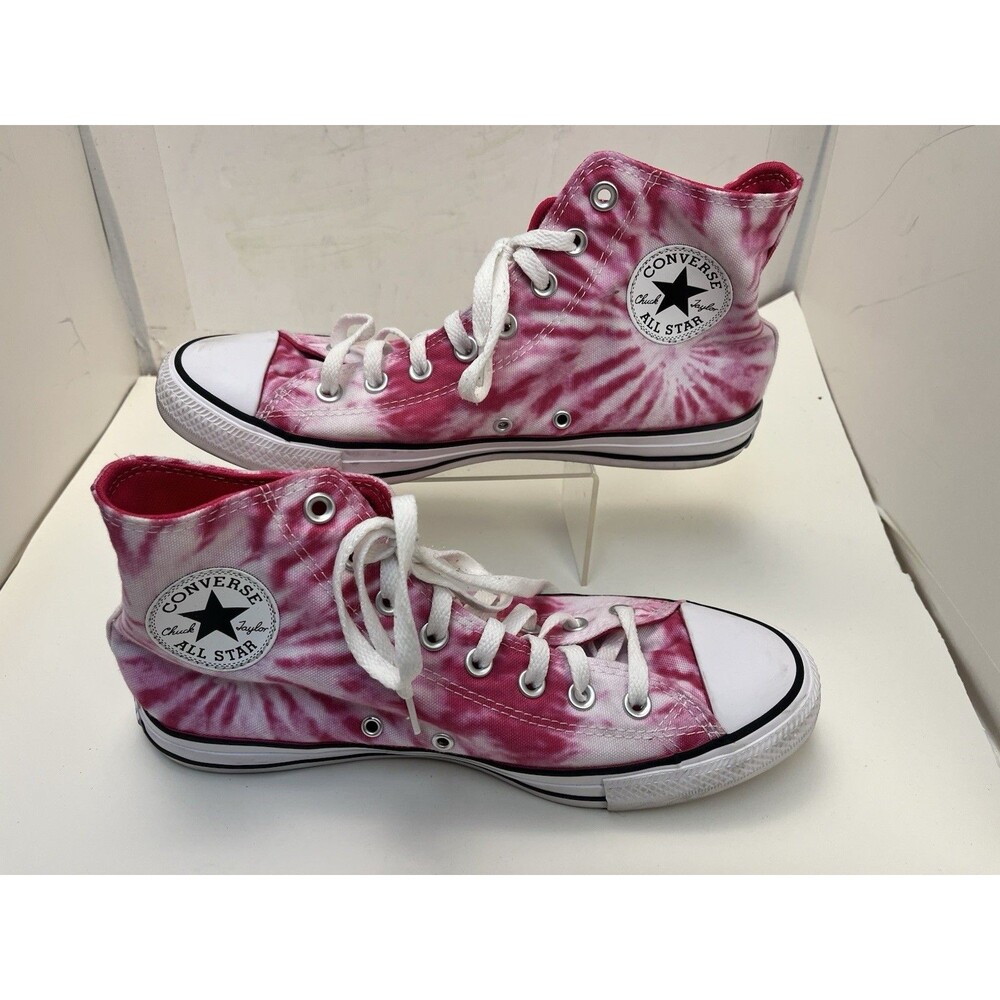 Converse Chuck Taylor All Star High Top Sneakers Pink Tie Dye Women 11 / Men 9